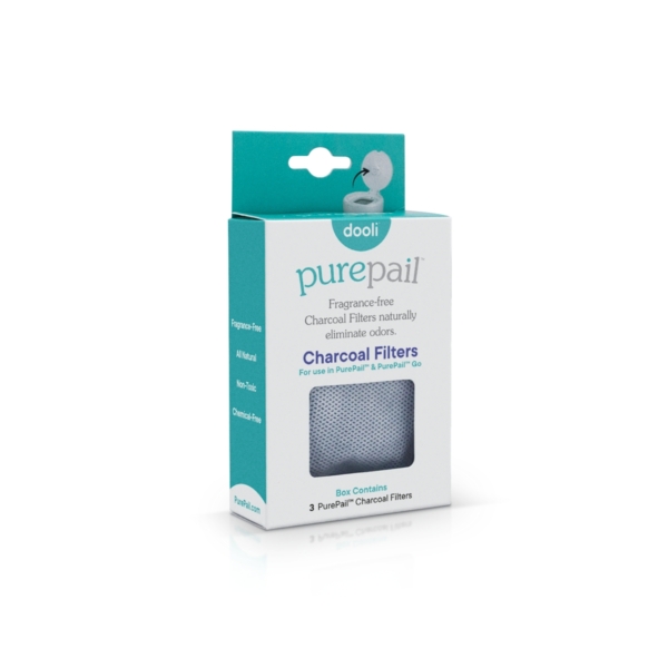 Breathable Baby Pure Pail Charcoal Filters-White
