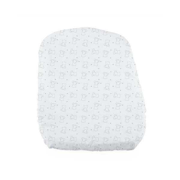 Chicco Sheet Set Baby Hug 2 Pieces-Grey Bear