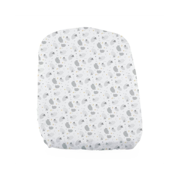 Chicco Sheet Set Baby Hug 2 Pieces-Grey Sheep