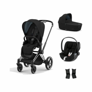 Cybex Priam Chrome Pushchair with Lux Carry Cot & Cloud Z Car Se