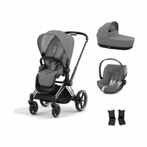 Cybex Priam Chrome Pushchair with Lux Carry Cot & Cloud Z Car Se