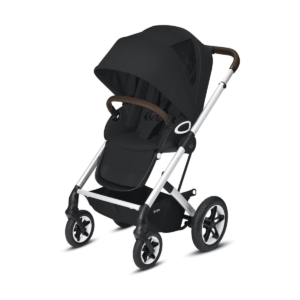 Cybex Talos S Lux Stroller with Silver Frame-Deep Black
