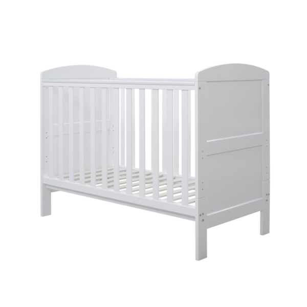 Ickle Bubba Coleby Mini Cot Bed-White