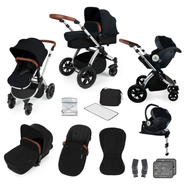 Ickle Bubba Stomp V3 Silver Frame I-SIZE Travel System With Merc