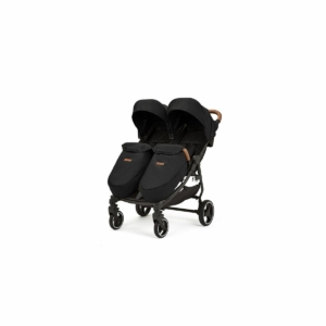 Ickle Bubba Venus Max Double Stroller-Black (ES)