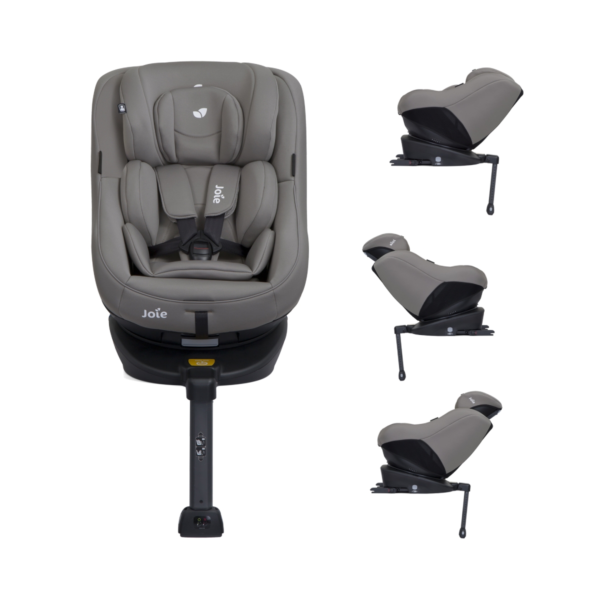 Joie Spin 360 Group 0+/1 ISOFIX Car Seat-Grey Flannel