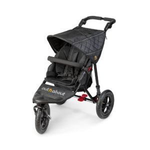 Out n About Nipper Single Quilted Stroller-Raven Black