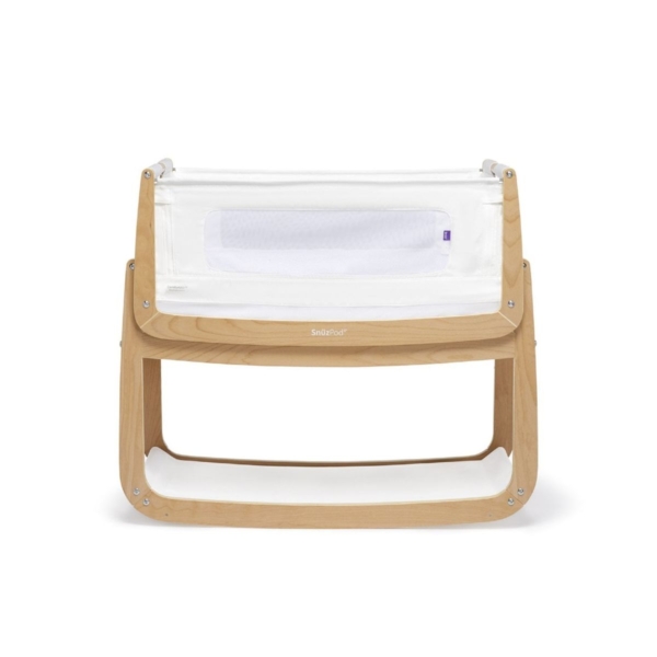 SnuzPod4 Bedside Crib with Mattress-Natural (ES)
