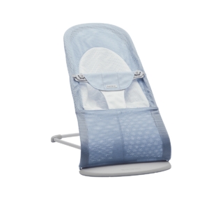 BABYBJÖRN Balance Soft Mesh Bouncer-Fog Blue/White (New 2022)