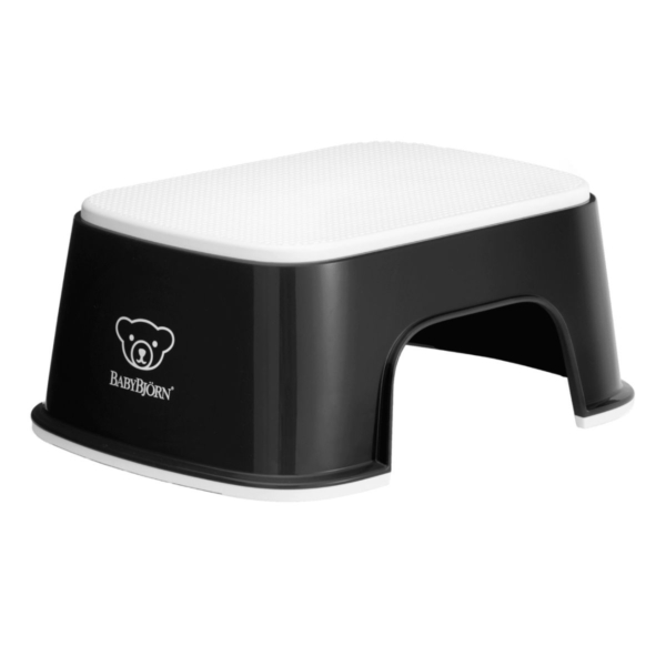 BABYBJÖRN Step Stool-Black/White (New 2022)