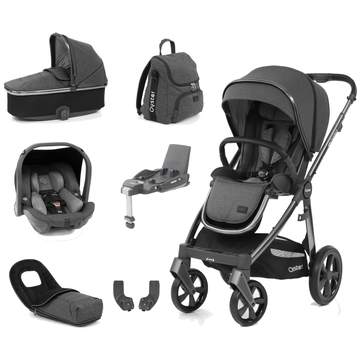 oyster 3 travel system dimensions