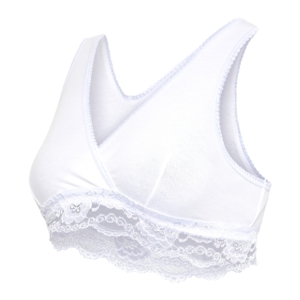 Carriwell Crossover Sleeping & Nursing Bra-White
