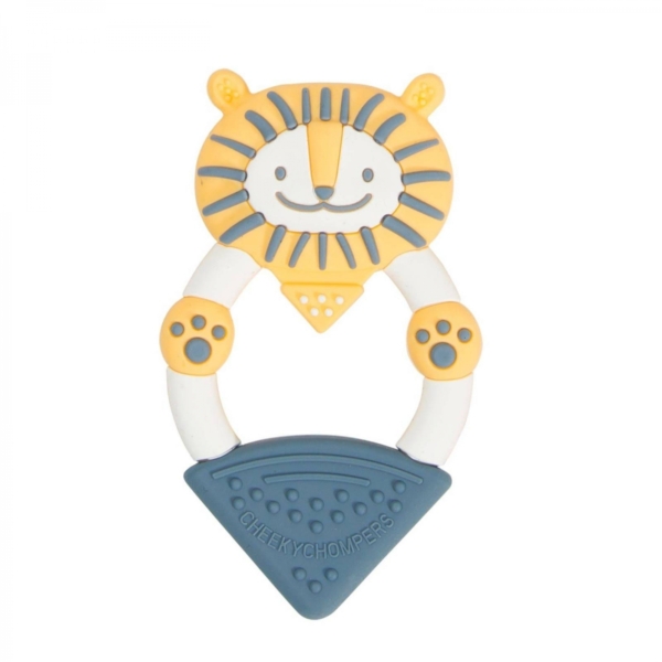 Cheeky Chompers Bertie the Lion Textured Baby Teether
