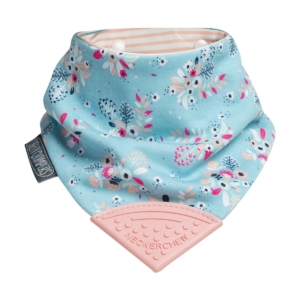 Cheeky Chompers Botanical Bloom Neckerchew Teething Dribble Bib