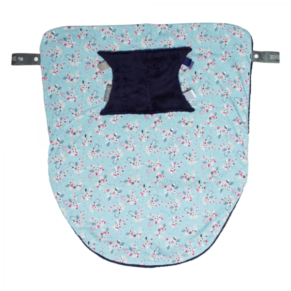 Cheeky Chompers Botanical Bloom Travel Baby Blanket