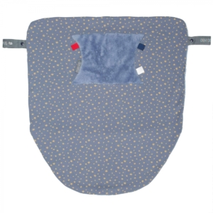 Cheeky Chompers Midnight Stars Travel Baby Blanket