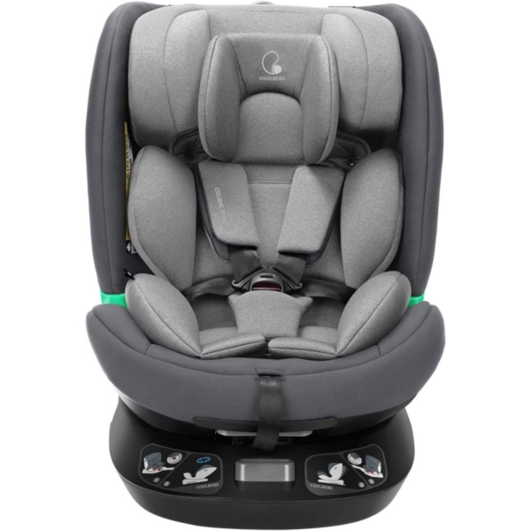 Coolbebe Odyssey 360 I-Size (R129) Spin Car Seat-Grey Cyberspace