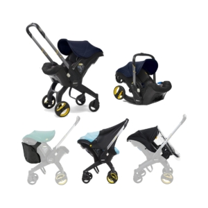 Doona Infant Car Seat Stroller Bundle-Royal Blue