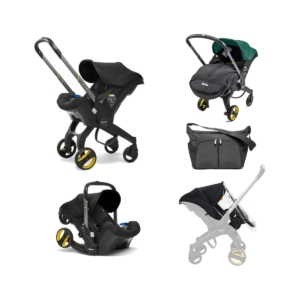 Doona Infant Car Seat Stroller Premium Bundle-Nitro Black