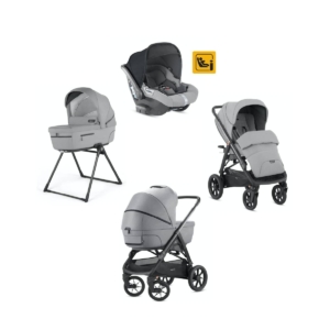 Inglasina Aptica XT Travel Quattro System-Black/Horizon Grey