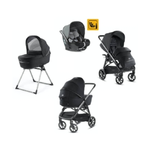 Inglesina Aptica Travel System Quattro-Black/Black
