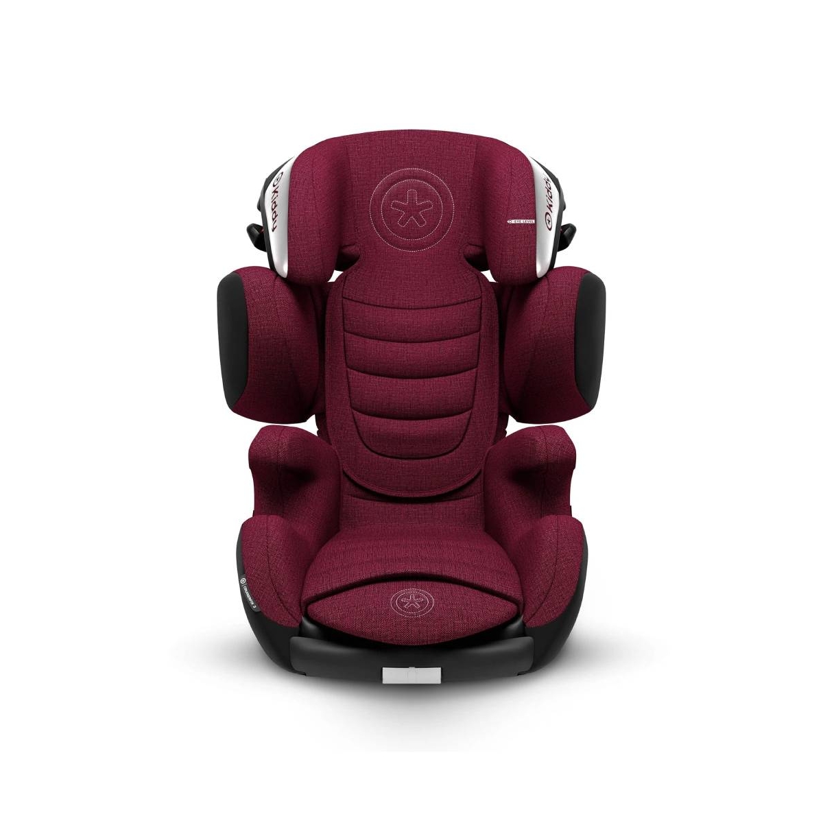 Kiddy Cruiserfix 3 Group 2/3 Car Seat-Beet Red Melange