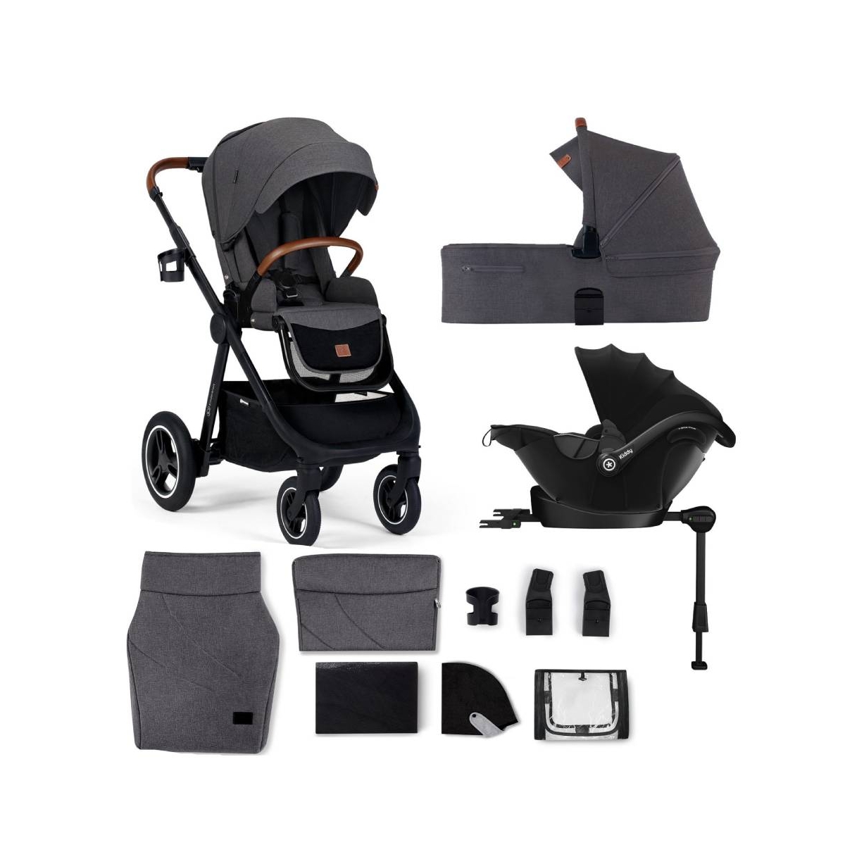 Kinderkraft Everyday & Kiddy Evoluna ISize Travel System Bundle