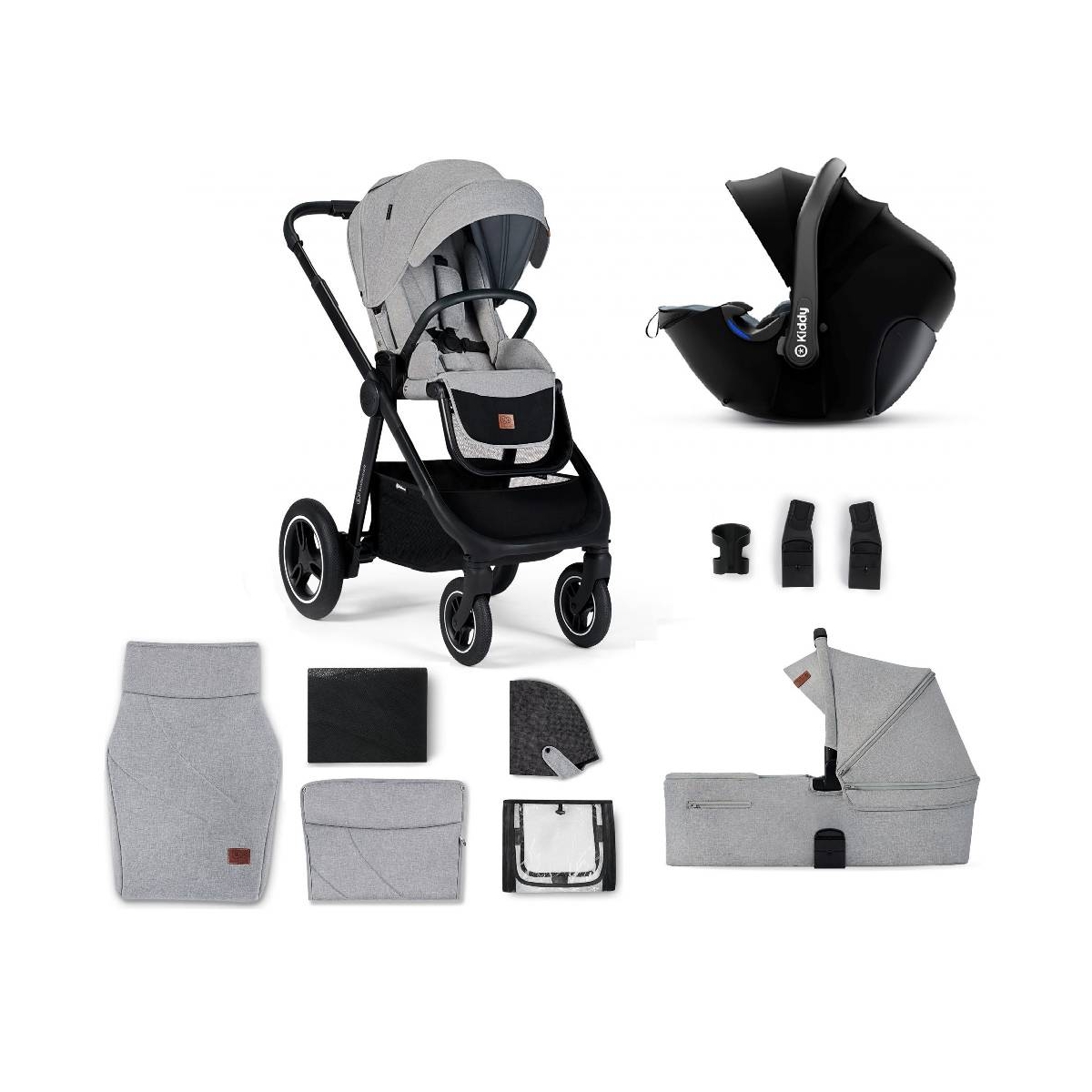 Kinderkraft Everyday & Kiddy Evoluna ISize Travel System Bundle