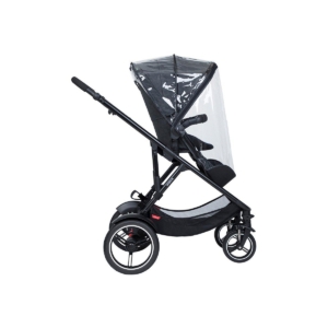 Phil & Teds Voyager & Double Kit Storm Cover-Black (New 2022)