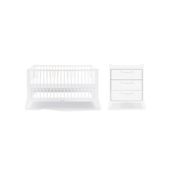 SnuzFino 2 Piece Nursery Furniture Set-White