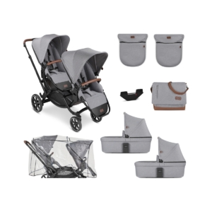 ABC Design Zoom 2in1 Pram System Bundle-Tin