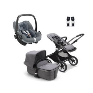 Bugaboo Fox 3 Complete Pebble Pro Travel System Bundle-Graphite/