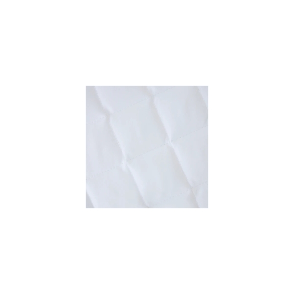 Clair De Lune Micro-Fresh Quilted Cot Bed Mattress Protector-Whi
