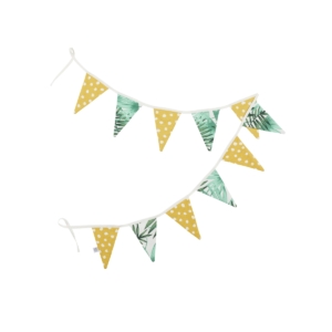 Ickle Bubba Rustic Safari Bunting-Yellow/Green