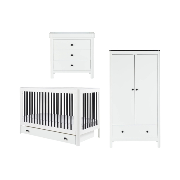 Ickle Bubba Tenby 3 Piece Roomset with Underdrawer-Mono