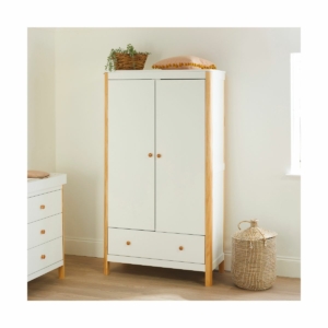 Ickle Bubba Tenby Wardrobe-Scandi White