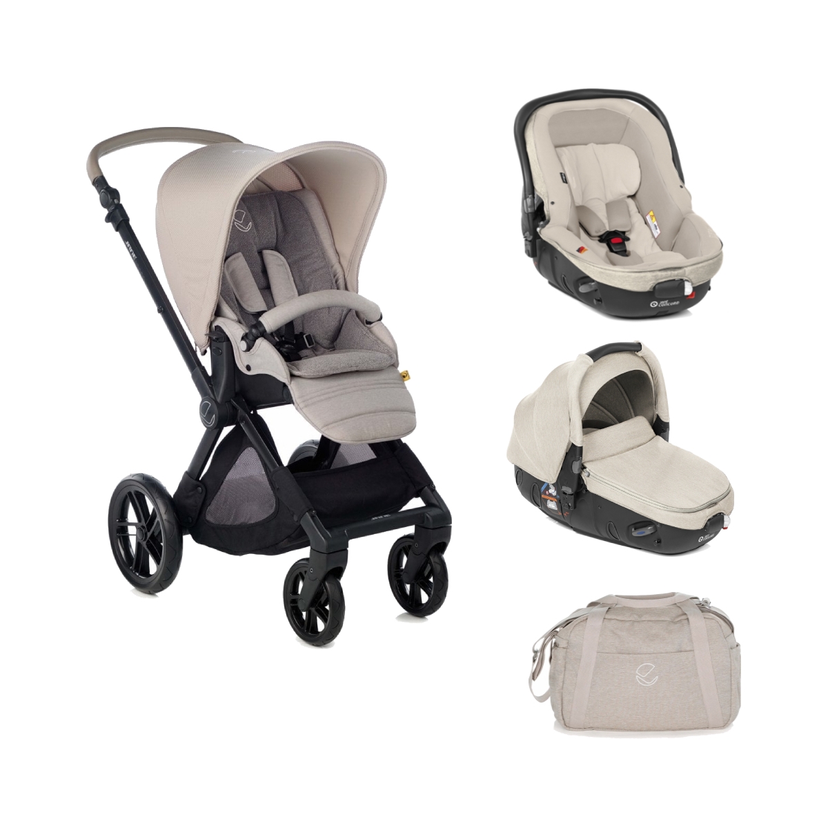 Jané Muum Matrix Light 2 Travel System BundleSand (2022) Everything Baby