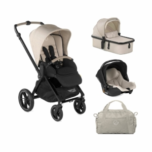 Jané Muum Pro + Micro Pro + Koos iSize R1 Travel System-Sand (2