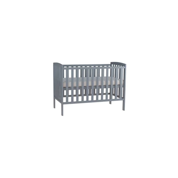 Kiddies Kingdom Amana Cot - Grey