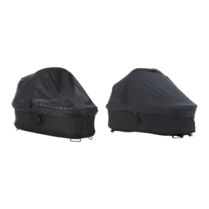 Mountain Buggy Duet Carrycot Plus Sun Cover Set-Black (2022)