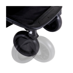 Mountain Buggy Set of 2 Nano Front Wheels-Black (2022)