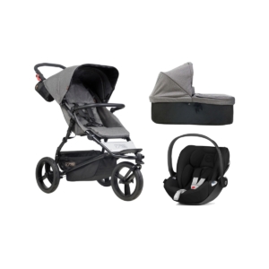 Mountain Buggy Urban Jungle Luxury Cloud Z Travel System-Herring