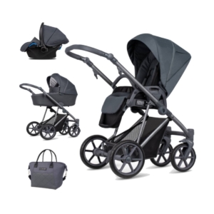 Venicci Asti 3in1 Travel System-Smokey Grey