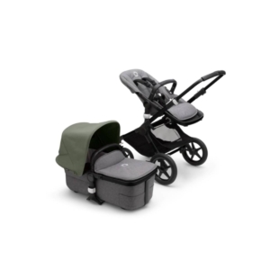 Bugaboo Fox 3 Complete Pushchair- Black/Grey Melange/Forest Gree