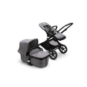 Bugaboo Fox 3 Complete Pushchair- Black/Grey Melange/Grey Melang