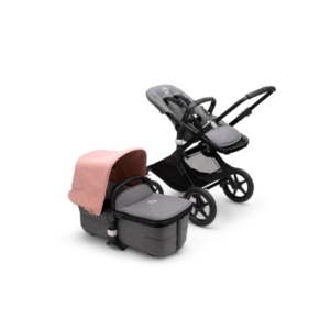 Bugaboo Fox 3 Complete Pushchair- Black/Grey Melange/Morning Pin