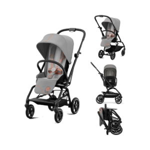 Cybex Eezy S Twist+2 Pushchair-Lava Grey/Black (2022)
