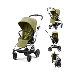 Cybex Eezy S Twist+2 Pushchair-Nature Green/Silver (2022)