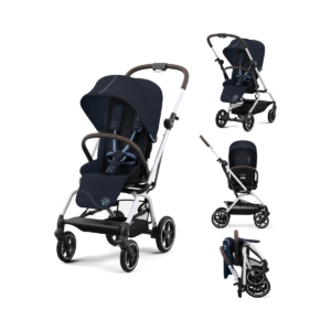 Cybex Eezy S Twist+2 Pushchair-Ocean Blue/Silver (2022)