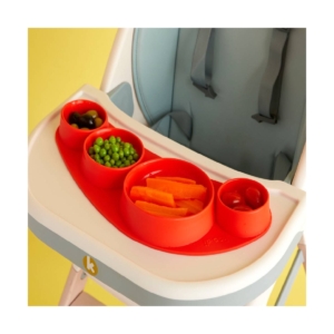 Koo-di Tiny Tapas Silicone Feeding Placemat-Ladybug